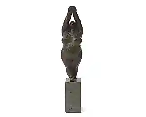 Yvonne Visser - Bronzen beeld op sokkel: "Zwemster" vendu pour 499€ !