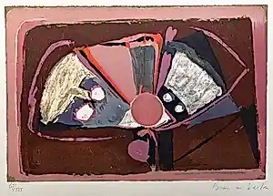 Buy Bram van Velde - Z.T. ABSTRACTE COMPOSITIE, ed 125, nr. 67/125, nm++? Bid from 275!