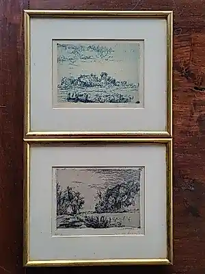 Buy Pieter de Zwart - 2 landschappen.? Bid from 59!