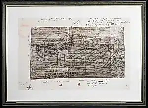 Buy Anton Heyboer - Droge naald ets, Zonder titel - Ingelijst (Groot en fraai ingelijst!)? Bid from 300!