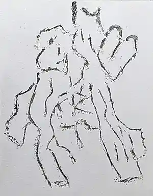 Jan Sierhuis - Intra muros, suikeraquatint ets met 6 korte gedichten van Louis Ferron kopen? Bied vanaf 45!