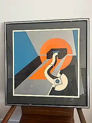 Buy Ursula Stock - Raumscheibe, geometrische abstractie? Bid from 25!