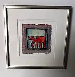 Buy Hans Innemee - 'Looking Left' (mooi gelijst)? Bid from 135!