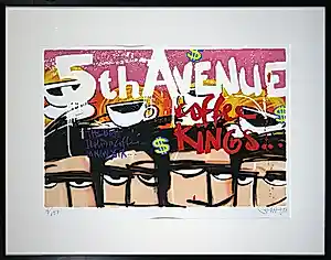Selwyn Senatori - Zeefdruk, Coffee kings - Ingelijst (Groot) verkauft für € 155!