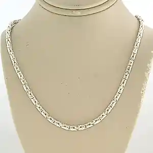 Zilveren koningsschakel collier – 42 cm lang - 15.1 gram kaufen? Bieten Sie von 120!
