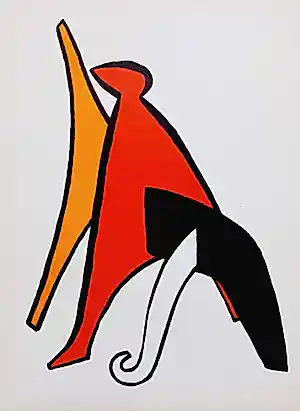 Alexander Calder - Stabile, originele litho (1963) kaufen? Bieten Sie von 75!