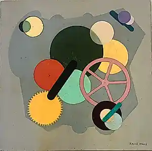 AcheterKarel Maes - Abstracte compositie? Enchérissez de 300!