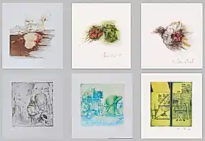 Helga Hentschel-Holtendorf - & Volker Ritters: collectie van zes zeefdrukken | GRATIS VERZENDING kopen? Bied vanaf 35!