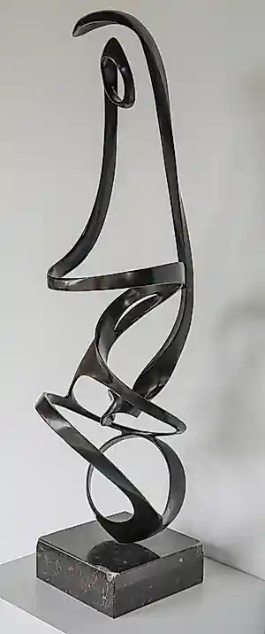 Jos Welten - Bronsplastiek, Compositie verkauft für € 765!