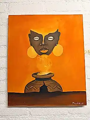 Buy Moulaye Sarr - Untitled? Bid from 45!