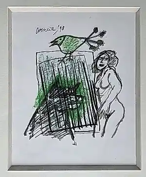 Corneille - Abstracte cobra compositie kaufen? Bieten Sie von 1850!