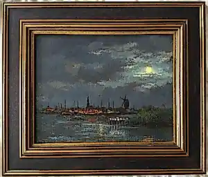 Buy Jan van den Hurk - Haventje van Ameland? Bid from 150!