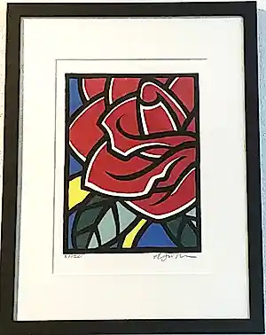 Henk Schiffmacher - Rooie Roos verkauft für € 120!