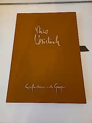 Nico Vrielink - Nico Vrielink - Luxe opbergmap "Confrontation with Gauguin" met 3 handgeteken... kaufen? Bieten Sie von 150!
