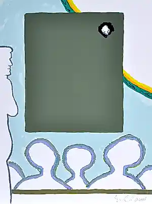 Roger Raveel - Aanschouwen - Zeefdruk - Gesigneerd - 39x29,5 cm - 1997 kaufen? Bieten Sie von 890!