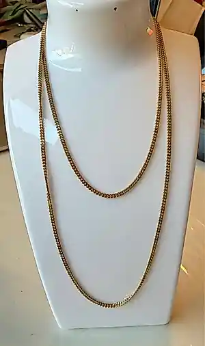 18k Italiaanse gouden Halsketting, goudse ketting kopen? Bied vanaf 2300!