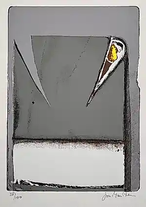 Jon Marten - Gesigneerde Zeefdruk - "Hommage aan Max Ernst" - 38/100 - 1976 kopen? Bied vanaf 45!