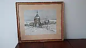 Ype Wenning - Stadspoort Vianen, Vianen bij winter kopen? Bied vanaf 150!