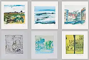 Volker Ritters - e.a: zes zeefdrukken: Landschappen, Alchemist | GRATIS VERZENDING kaufen? Bieten Sie von 35!