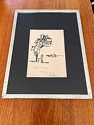 AcheterRoel D'Haese - Prachtig origineel werk - "J'ai peur des souris" - 1958 - Gesigneerd? Enchérissez de 145!