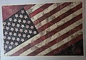Shepard Fairey - Mayday. Vlag. kaufen? Bieten Sie von 100!