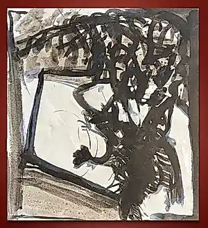 Marcus De Vestele - Das Fenster – Cobra-Komposition, ca. 1970 kaufen? Bieten Sie von 120!