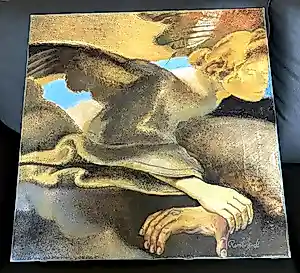 AcheterAnita de Harde - De engel weerhoudt Abraham van het offeren van zijn zoon Izaak.? Enchérissez de 50!