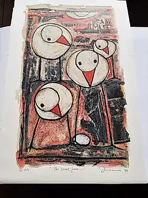 Buy Hans Innemee - Zeefdruk, Titel, The Secret Four? Bid from 120!