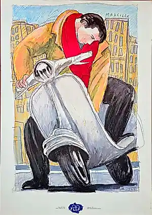AcheterJavier De Juan - "Vespa / "SIN TITULO" Heavy, high-quality wood-free paper, Mamá graF editions? Enchérissez de 45!