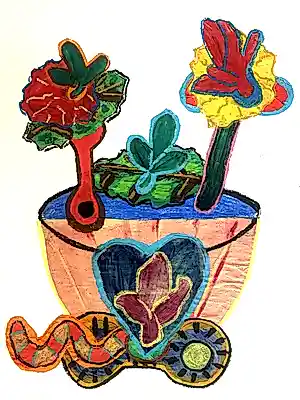 AcheterHerman van den Boom - NATURE MORTE 1994? Enchérissez de 40!