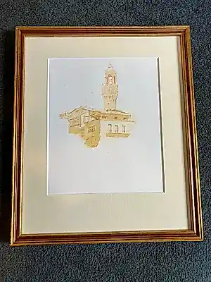 Buy Peter Paul Hattinga Verschure - Daken van Florence - Palazzio Vecchio? Bid from 60!