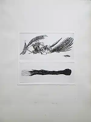 Buy Gerard van Rooy - Vogelskelet en Lucifer - Ets? Bid from 75!