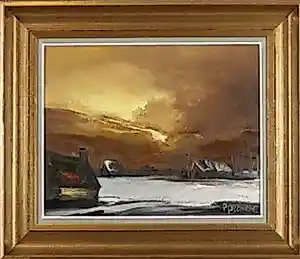 Paul Permeke - Wintergezicht in gele lucht verkauft für € 640!
