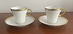 Rosenthal - Twee antieke Secession porseleinen kop- en schotels kaufen? Bieten Sie von 20!