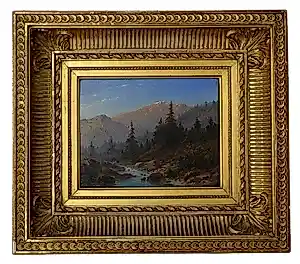 Buy Josephus Gerardus Hans - Berglandschap in fraaie lijst? Bid from 695!