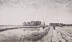 Ids Wiersma - Harlinger Trekvaart bij Ritsumazijl, ets (1907) kaufen? Bieten Sie von 250!