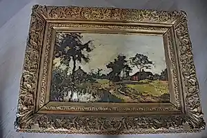 Charles Dankmeijer - Boerderijen met bomen en vennetje verkauft für € 225!