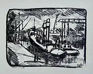 Buy Wim Motz - Scheepshelling Rotterdam? Bid from 35!