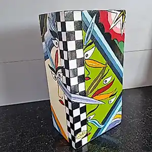 Thomas Hoffmann - handbeschilderde kubistische designbak verkauft für € 60!