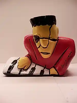Herman Brood - Sculptuur van Kunsthars DE PIANIST incl C.O.A. kopen? Bied vanaf 89!