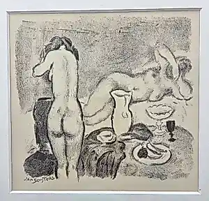 Jan Sluijters - Twee vrouwen. Naakt. kopen? Bied vanaf 119!