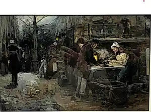 Buy Adriaan de la Riviere - Marktgezicht in de grote stad? Bid from 220!