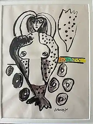AcheterCorneille - Nude lady with cat? Enchérissez de 480!