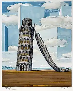 Rene Magritte - (naar), Souvenir de voyage - Lithografie - 60x45 cm verkocht voor € 365!