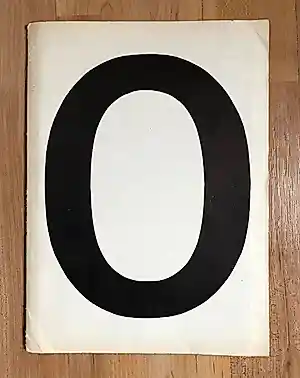Henk Peeters - NUL/ZERO-Vouw Poster 1962 kopen? Bied vanaf 500!