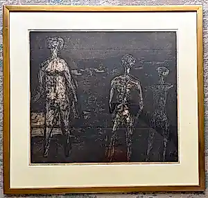 Werner Moonen - "Plaag over Egypte,Duisternis" Expressieve ets/aquatint – Epreuve d'artiste 2/15 kopen? Bied vanaf 59!