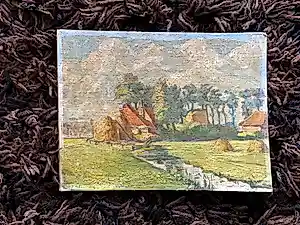 Ewoud de Kat - boerderij in landschap (Zeeland?) verkauft für € 40!