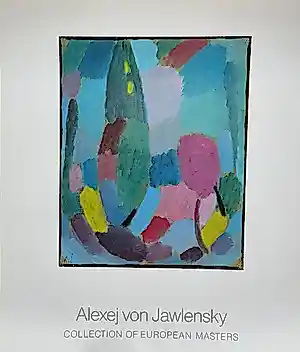Buy Alexej von Jawlensky - Feuchter Frühling, gesigneerd in de druk? Bid from 20!