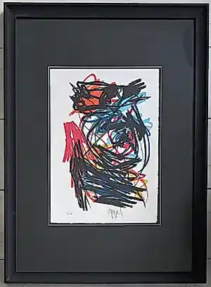 AcheterKarel Appel - Abstracte cobra compositie? Enchérissez de 750!
