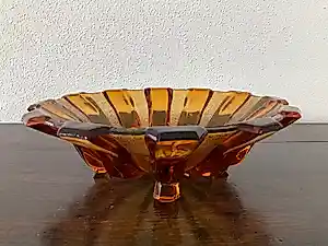 Val-Saint-Lambert - Art deco schaal verkocht voor € 25!